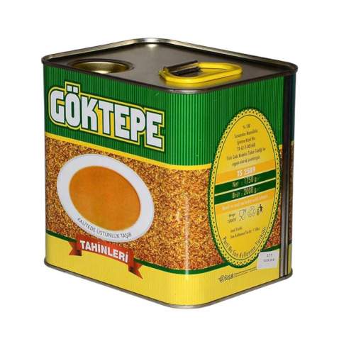 Kepeksiz Bozkır Tahini Teneke 2 Kg Net:1750 Gr.