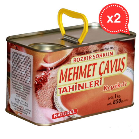 Mehmet Çavuş Kepeksiz Bozkır Tahini Teneke Kutu Net 1800 gr.