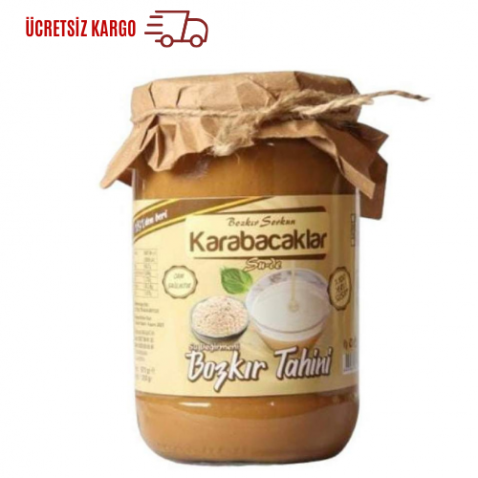 Karabacak Kepekli Bozkır Tahini Kavanoz 1 Kg