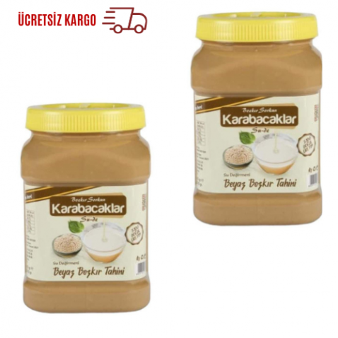 Karabacak Beyaz Tahin 935 gr. ( 2 Adet )