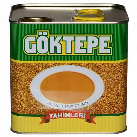 Göktepe Kepeksiz Bozkır Tahini Teneke 2 Kg Net:1750 gr.