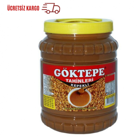 Göktepe Kepekli Bozkır Tahini Plastik Kutu 2 Kg Net:1840 gr.