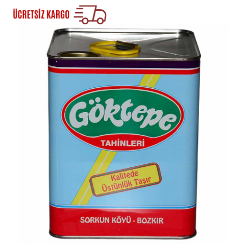 Göktepe Kepekli Bozkır Tahini Teneke 5 Kg Net:4600 gr.