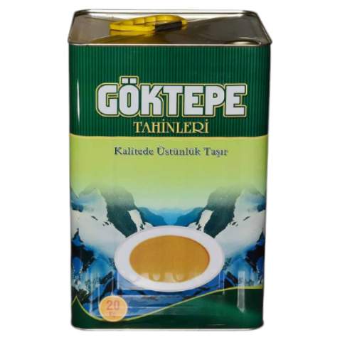 Göktepe Kepekli Bozkır Tahini Teneke 20 Kg Net:19 Kg