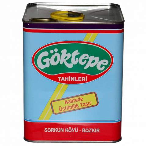 Göktepe Kepeksiz Bozkır Tahini Teneke 5 Kg Net:4600 gr.