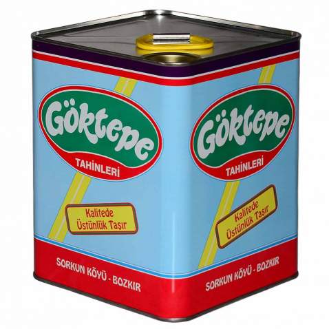 Göktepe Kepekli Bozkır Tahini Teneke 5 Kg Net:4600 gr.