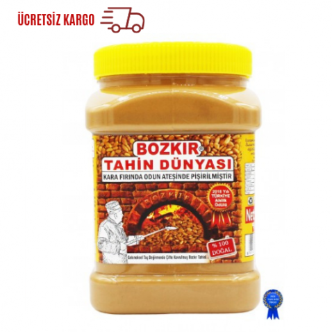 Bozkır Tahin Dünyası Kepekli Bozkır Tahini 935 gr.