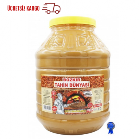 Bozkır Tahin Dünyası Kepekli Bozkır Tahini 4900 gr.