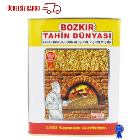 Bozkır Tahin Dünyası Kepekli Bozkır Tahini 4600 gr.