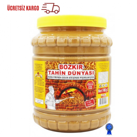 Bozkır Tahin Dünyası Kepekli Bozkır Tahini 1900 gr.