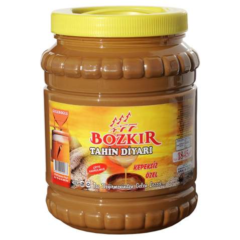 Kepeksiz Bozkır Tahini Plastik Kutu Net  1845 Gr.